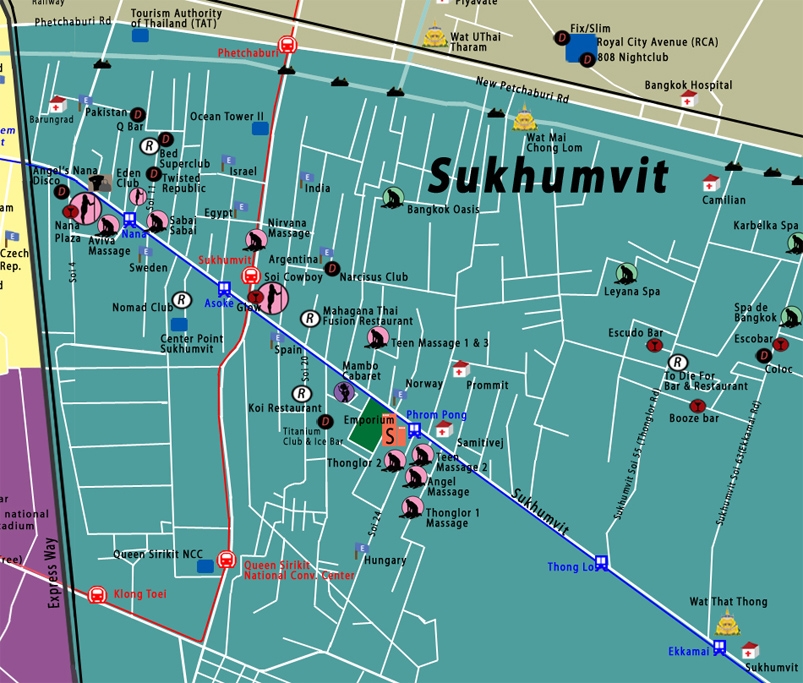 Bangkok Sukhumvit Map Pdf